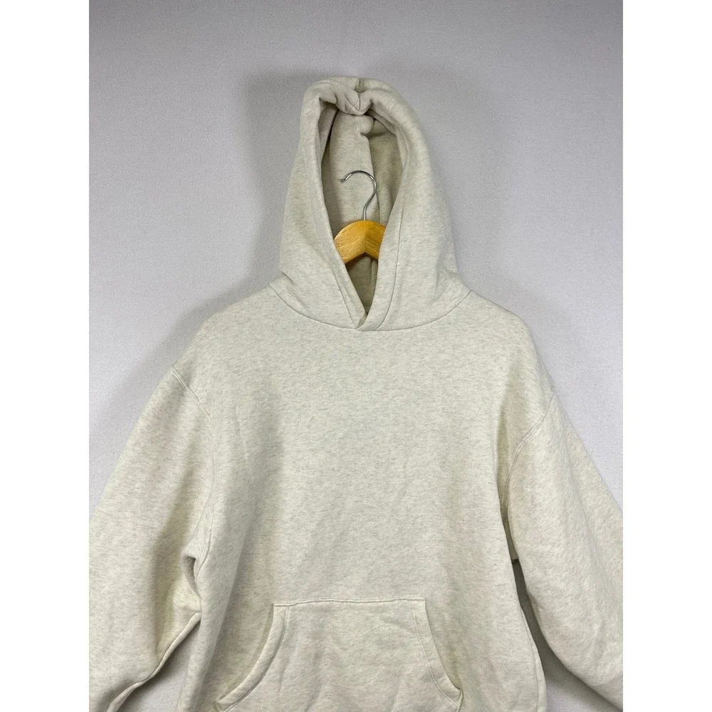 Wild‎ Fable Women's Cream Heathered Fleece Hoodie Pullover Size S - Picture 9 of 9
